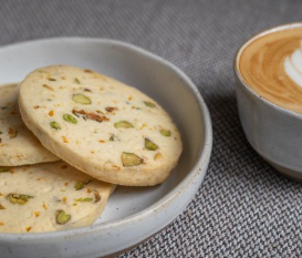 Cranberry Pistachio Shortbread Cookies Recipe